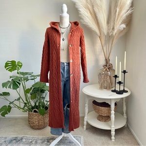 Anthropologie Hooded Duster Cardigan